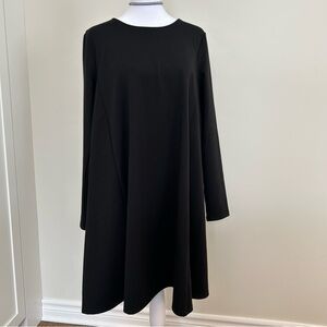 Joe Fresh Midi Dress Black Womens Medium